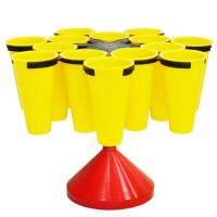 Установка для убоя перепелов 14 конусов пластик, алюминий