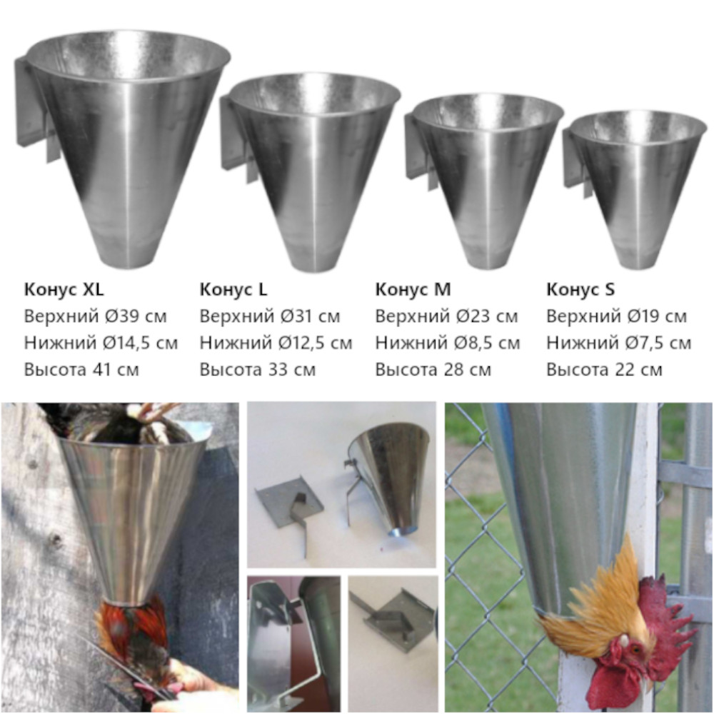 Конус для забоя бройлеров своими руками размеры и чертежи