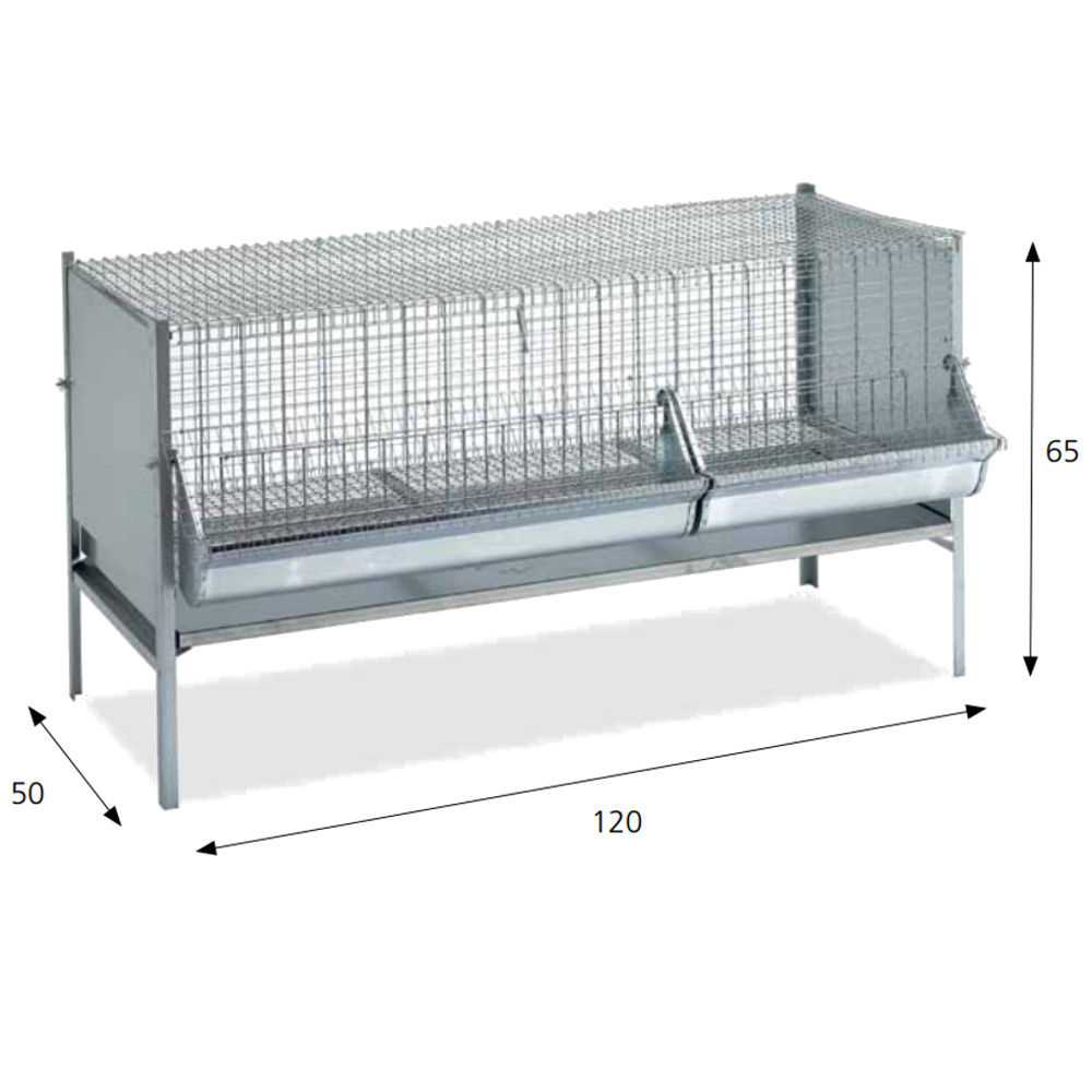 Клетка для цыплят на 25 голов 120 см
