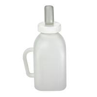 Бутылка для кормления теленка с соской из силикона, 1 л