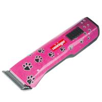 Машинка Heiniger Saphir Pink для стрижки животных, собак, кошек с 2-я аккумуляторами и лезвием #10 1,5 мм "red line"