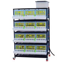 Клетка Comfortplast для перепелов без яйцесборника 3 секции, 4 яруса, 98x60x164 см, пластиковая