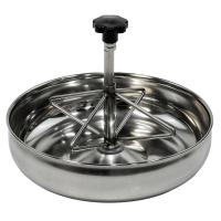 Кормушка-поилка нержавеющая сталь для поросят 25 см