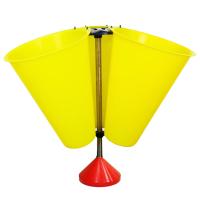 Установка для убоя индеек, гусей 3 конуса, карусельная, пластик, алюминий