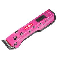 Машинка Heiniger Saphir Pink для стрижки животных, собак, кошек с 2-я аккумуляторами и лезвием #10 1,5 мм "red line"