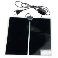 Коврик HobbyFarm 14 Вт 28x28 см для обогрева цыплят, рептилий и рассады с терморегулятором