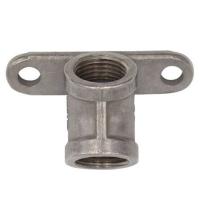 Крепление для ниппельной поилки 45°, нержавеющая сталь, 1/2