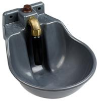 Поилка автоматическая с регулируемым клапаном для лошадей и КРС, пластик