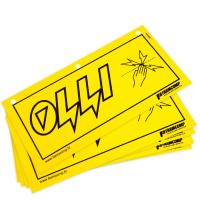 Знаки предупредительные для электроизгороди, комплект 5 шт.