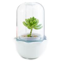 Умный горшок для суккулентов HobbyFarm с вентиляцией, LED подсветкой и таймером