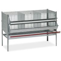 Клетка для кур на 9 голов 120 см трехсекционная