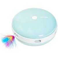 Игрушка для кошек Pawgether PL1b с перьями интерактивная, голубая