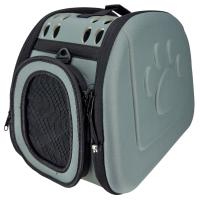 Сумка-переноска с жесткими стенками 46х29х34 см, светло-серый