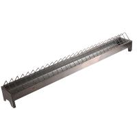 Кормушка лотковая 100 см оцинкованная сталь для цыплят и мелкой птицы