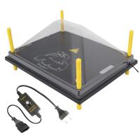 Панель обогревательная Comfort с температурным регулятором 40х50 см 46 Вт (WP-50R) и крышкой (WP-50C), набор для цыплят