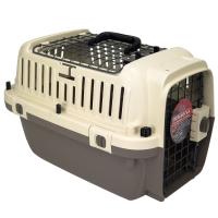 Переноска Superior Range 51х33х33 см для кошек и собак Pet Choice с креплением к ремню безопасности автомобиля и металлической верхней решеткой