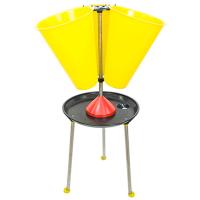 Установка для убоя индеек, гусей 3 конуса, карусельная, со стойкой, пластик, сталь