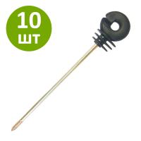 Изолятор выносной со стальным стержнем длиной 22 см, 10 шт.