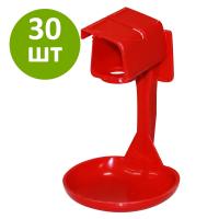 Каплеуловитель для трубы 22х22 мм на одной ножке М, комплект 30 шт.