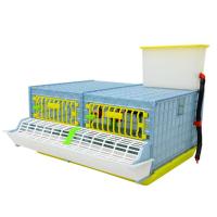 Клетка Comfortplast для перепелов midi без яйцесборника 2 секции, 62x57x50 см, пластиковая