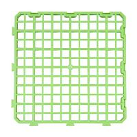 Пластиковый пол для кроликов и кур 25х25 см зеленый
