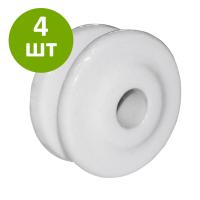 Изолятор угловой, керамический 50 мм, 4 шт.