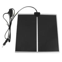 Коврик HobbyFarm 20 Вт 28x42 см для обогрева цыплят, рептилий и рассады с терморегулятором