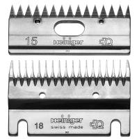 Ножевая пара Heiniger для стрижки КРС 18/15