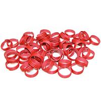 Кольца меточные 25 мм спиральные для птиц, 100 шт.