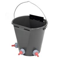 Ведро с 3 сосками для поения ягнят, жеребят, телят 8 л