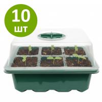Мини парник HobbyFarm, 6 ячеек, для рассады, 10 шт.