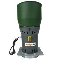 Зернодробилка HobbyFarm EM-25 COMPACT для измельчения зерна электрическая с функцией мельницы / в комплекте 2 сита