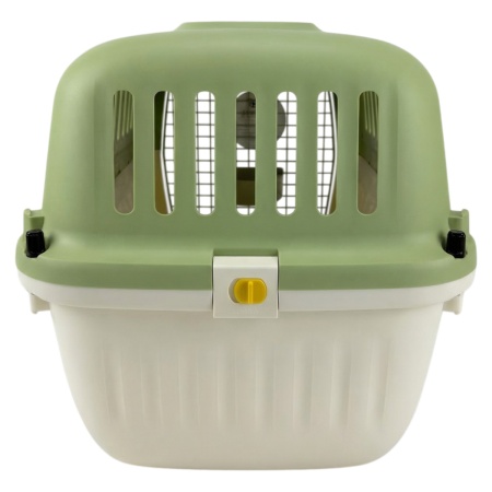 Переноска Transport 61.1x40.5x41.9 см для кошек и собак Pet Choice авиа  стандарт, зеленая 