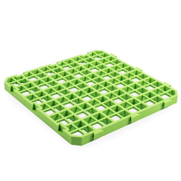 Пластиковый пол для кроликов и кур 25х25 см зеленый, 2 шт.