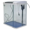 Аквариум Boyu HG-300 панорамный 22 л, LED освещение, дисплей, фильтры, белый​