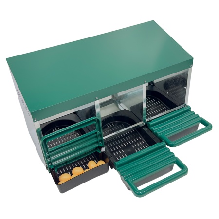 Гнездо для кур несушек HobbyFarm 3 секции с яйцесборником