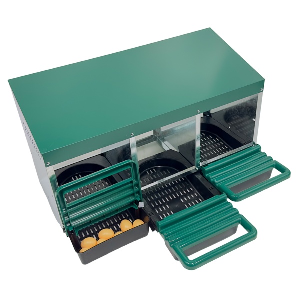 Гнездо для кур несушек HobbyFarm 3 секции с яйцесборником