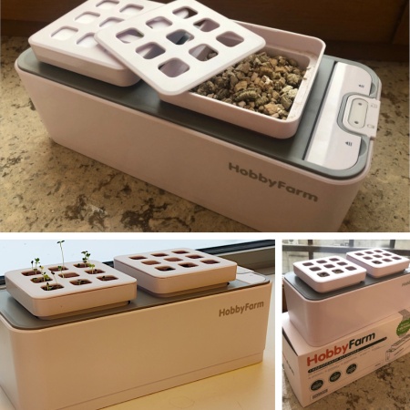 Гидропонная установка HobbyFarm Mini DQ1200, домашний умный смарт сад