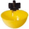 Поилка чашечная Ø80 мм, пластик с креплением на сетку