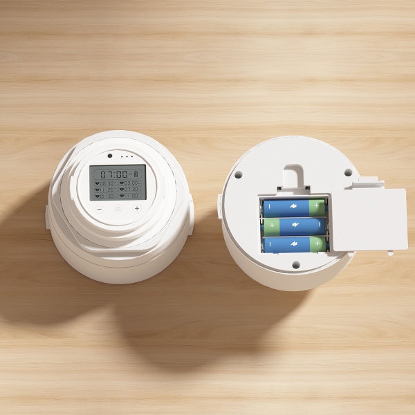 Автокормушка Petzengo PF19-L 6 секций, ж/к дисплей, с охлаждением, для сухого и влажного корма, белая