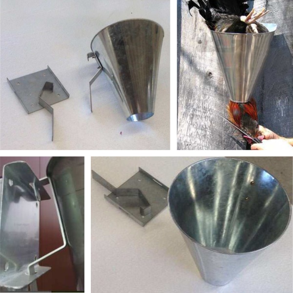 Конус для убоя птицы XL оцинкованная сталь