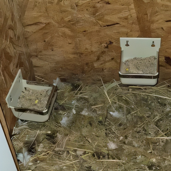 Поилка-кормушка навесная 600 мл