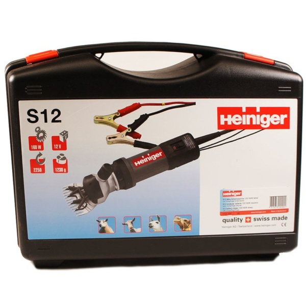 Машинка Heiniger S12 от аккумулятора 12В для стрижки овец и коз