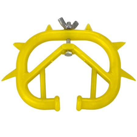 Кольцо против самовыдаивания, 10,5х7,5 см, желтый, комплект 15 шт.