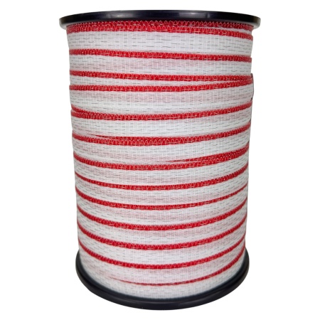 Лента для электропастуха FarmGuard красно-белая 13 мм / 200 м