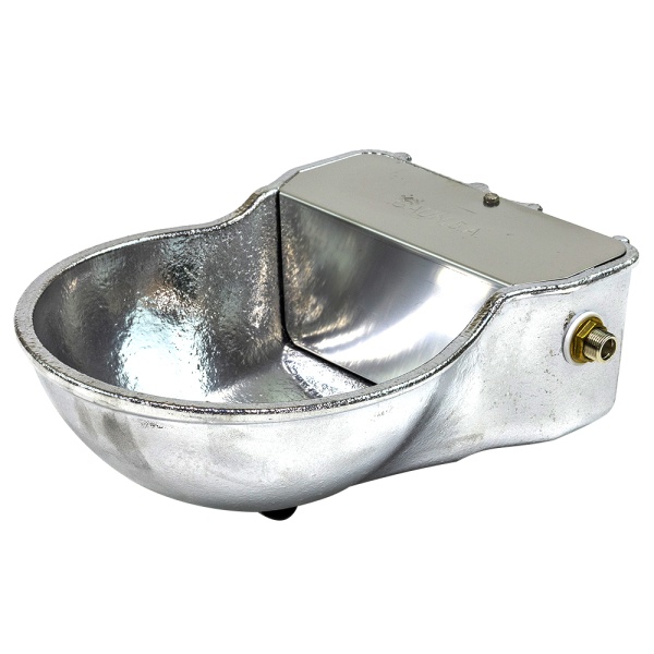 Поилка автоматическая 3,1 л для лошадей, КРС, овец, собак, алюминий