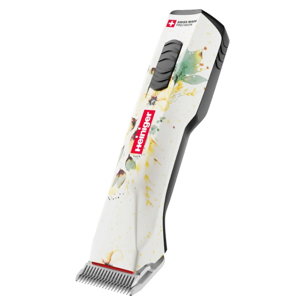 Машинка Heiniger Opal Floral для стрижки собак, лошадей, коров с лезвием #10 1,5 мм "red line"