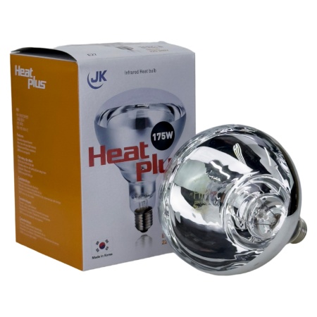 Лампа инфракрасная 175 Bт JK Lighting, E27 BR125, закаленное стекло, прозрачная