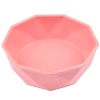 Миска для собак и кошек бамбуковая, 14.4x14.4x5.4 см, 500 мл, розовый
