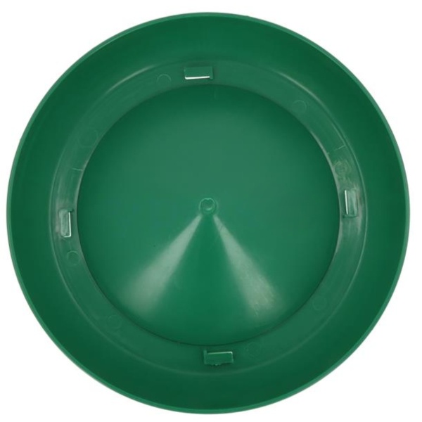 Кормушка бункерная 10 кг пластик с разделительной решеткой зеленая